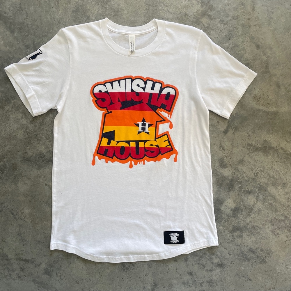Houston HTown Swisha House White T-Shirt